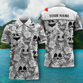 Custom Name Flower Tropical Jack Skellington Hawaiian Shirt Impressive Gift