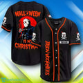 Custom Name Jason Voorhees Halloween Is My Christmas Halloween Baseball Jersey Style Gift