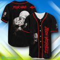 Custom Name Jason Voorhees Moonlight Halloween Baseball Jersey Style Gift