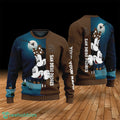 Custom Name San Diego Padres Cartoon Mouse Couple Christmas 3D Sweater
