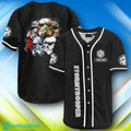 Custom Name Stormtrooper Helmet Colorful Halloween Baseball Jersey Style Gift