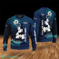 Custom Name Tampa Bay Rays Cartoon Mouse Couple Christmas 3D Sweater