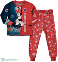 Custom Name Washington Wizards Cartoon Mouse Couple Christmas Matching Pajamas Set