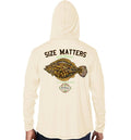 Men's Size Matters Flounder Sandbar Performance Unisex , , , Long Sleeve Tee