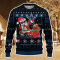 Dallas Cowboys Santa Claus Ugly Christmas Sweater All Printed Sweater For Fans Gift Ideas
