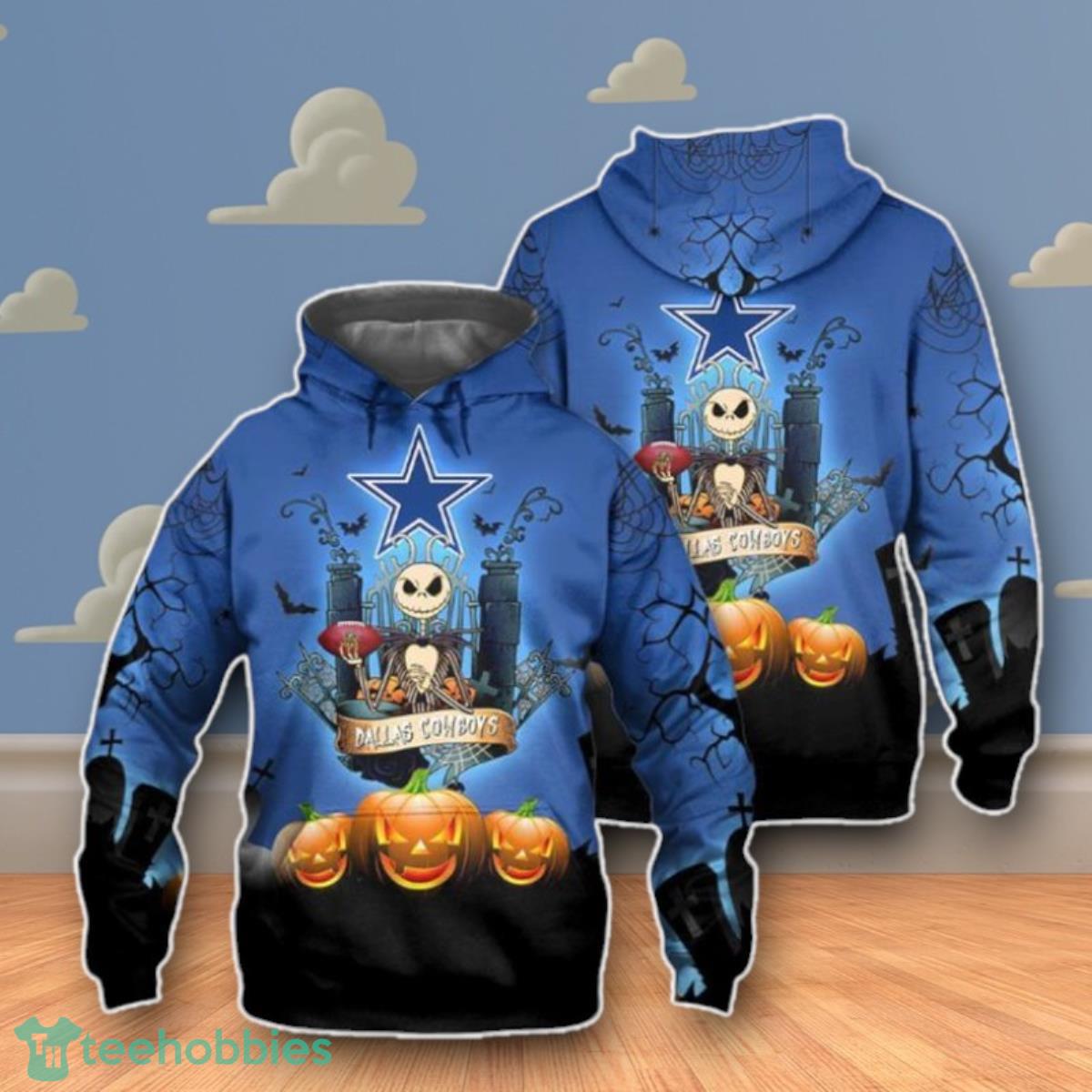 Dallas Cowboys The Nightmare Before Christmas 3D Hoodie Impressive Gift