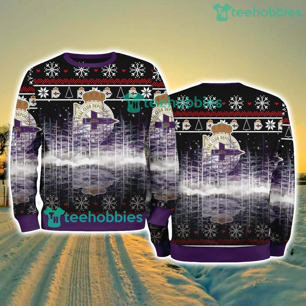 Deportivo La Coruña Pine Christmas Ugly Sweater New Style Best Gift For Fans