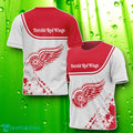 Detroit Red Wings 3D T-Shirt Stylish Gifts For Men And Women