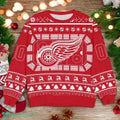 Detroit Red Wings NHL Ugly Christmas Sweater Team Holiday Christmas Gift