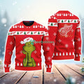 Detroit Red Wings The Grinch Funny Merry Christmas Uglly Sweater 3D New Trend