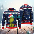 Detroit Tigers MLB The Grinch Funny Merry Christmas Ugly Sweater 3D New Trend