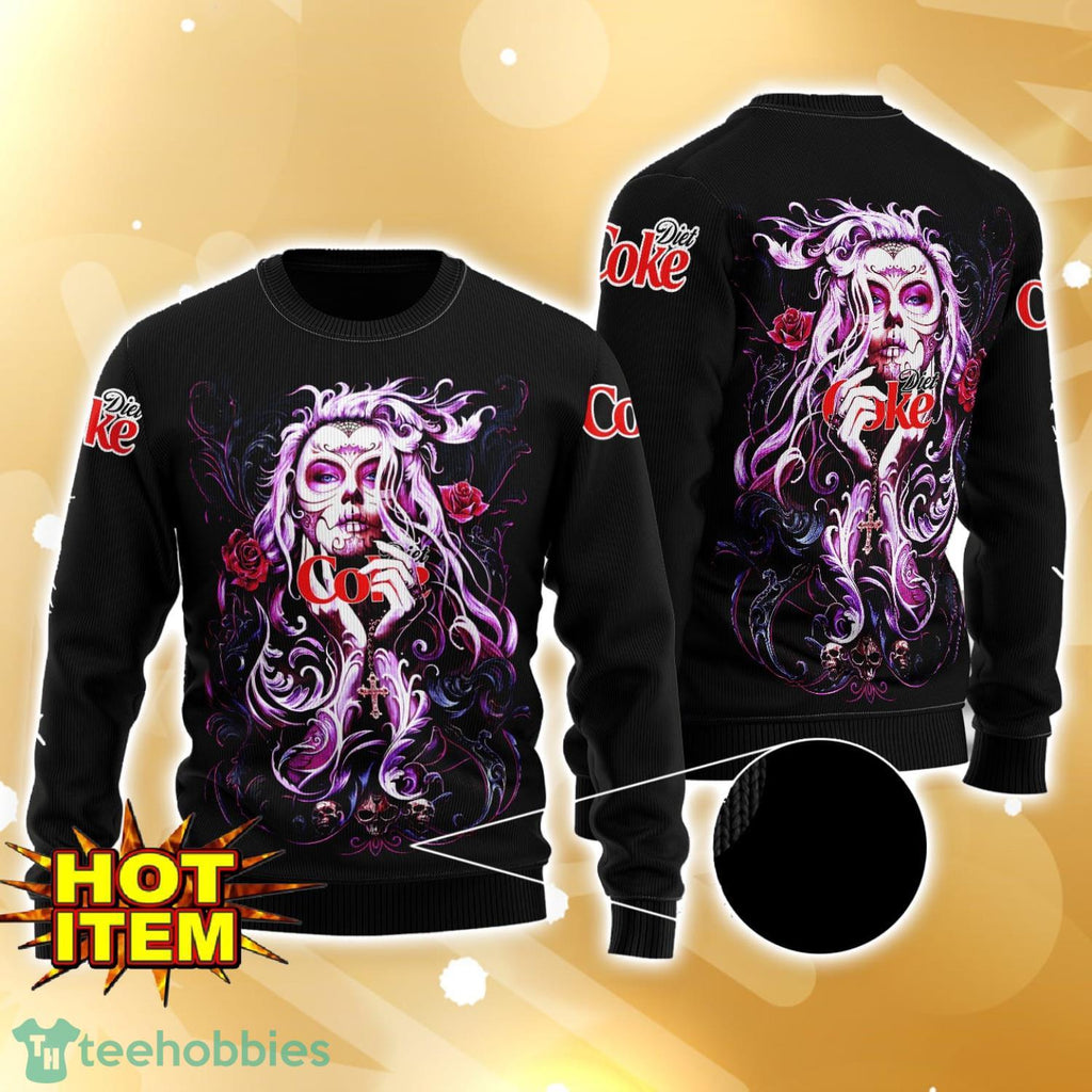 Diet Coke Tattoo Girl 3D Ugly Christmas Sweater For Men And Women