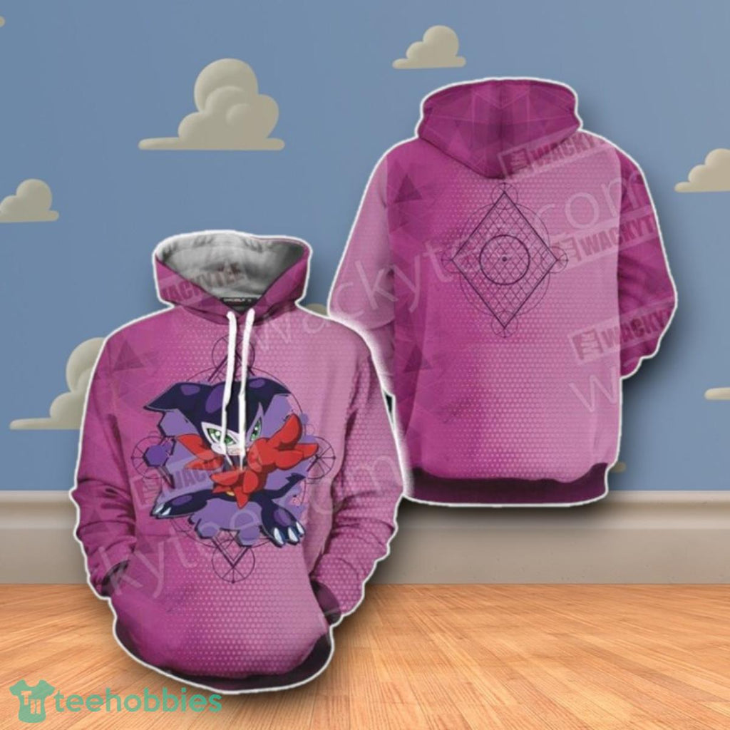 Digimon Impmon Chibi 3D Hoodie Impressive Gift