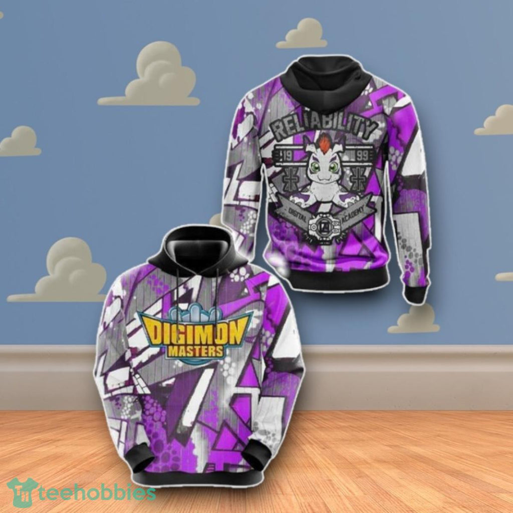 Digimon Master Reliability 3D Hoodie Impressive Gift