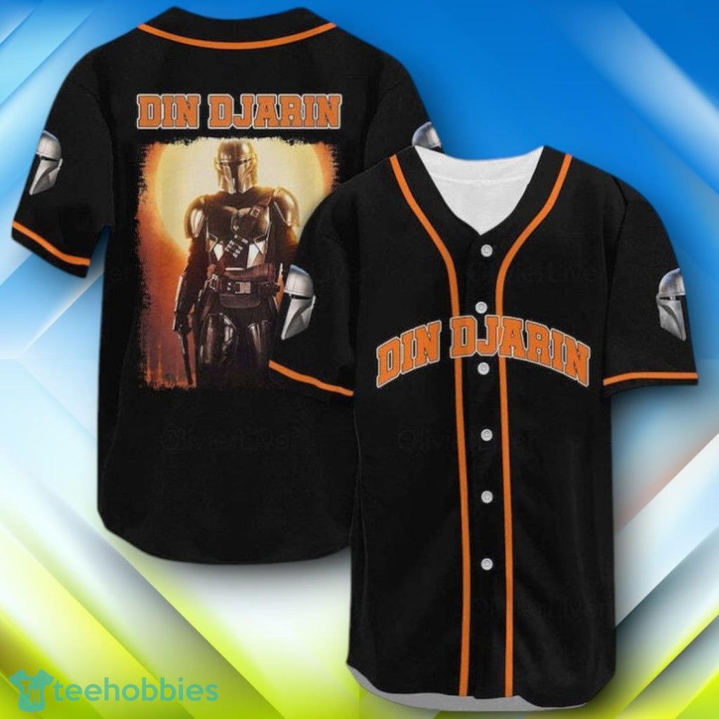 Din Djarin Halloween Baseball Jersey Style Gift