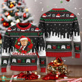 Donald Trump Ugly Christmas Sweaters Make Christmas Great Again Donald Trump Santa Claus Ugly Christmas Sweater