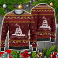Dont Tread On Me All Over Printed Ugly Christmas Sweater Christmas Holiday Gift