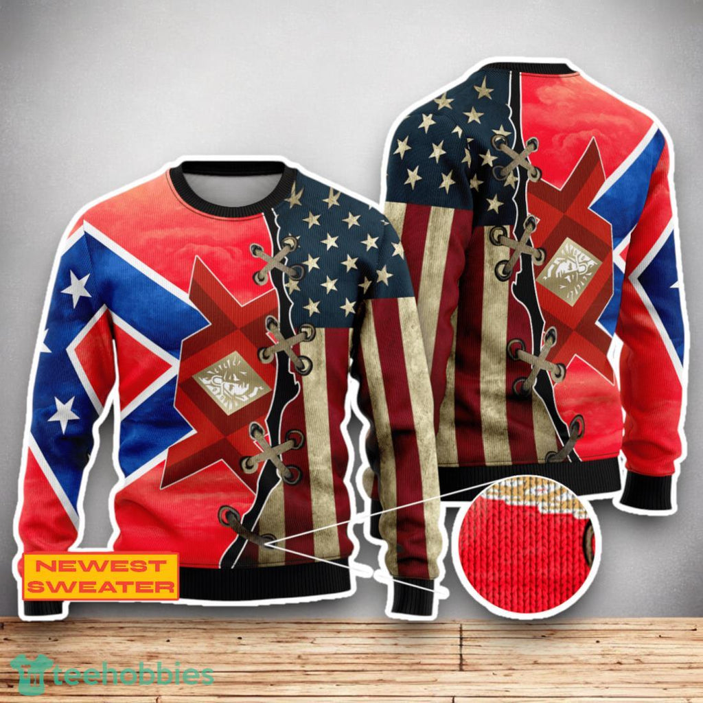 Dos Equis USA Flag 3D Sweater For Men Women
