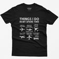 Airplane Lover Things Spare Time Aviation Unisex