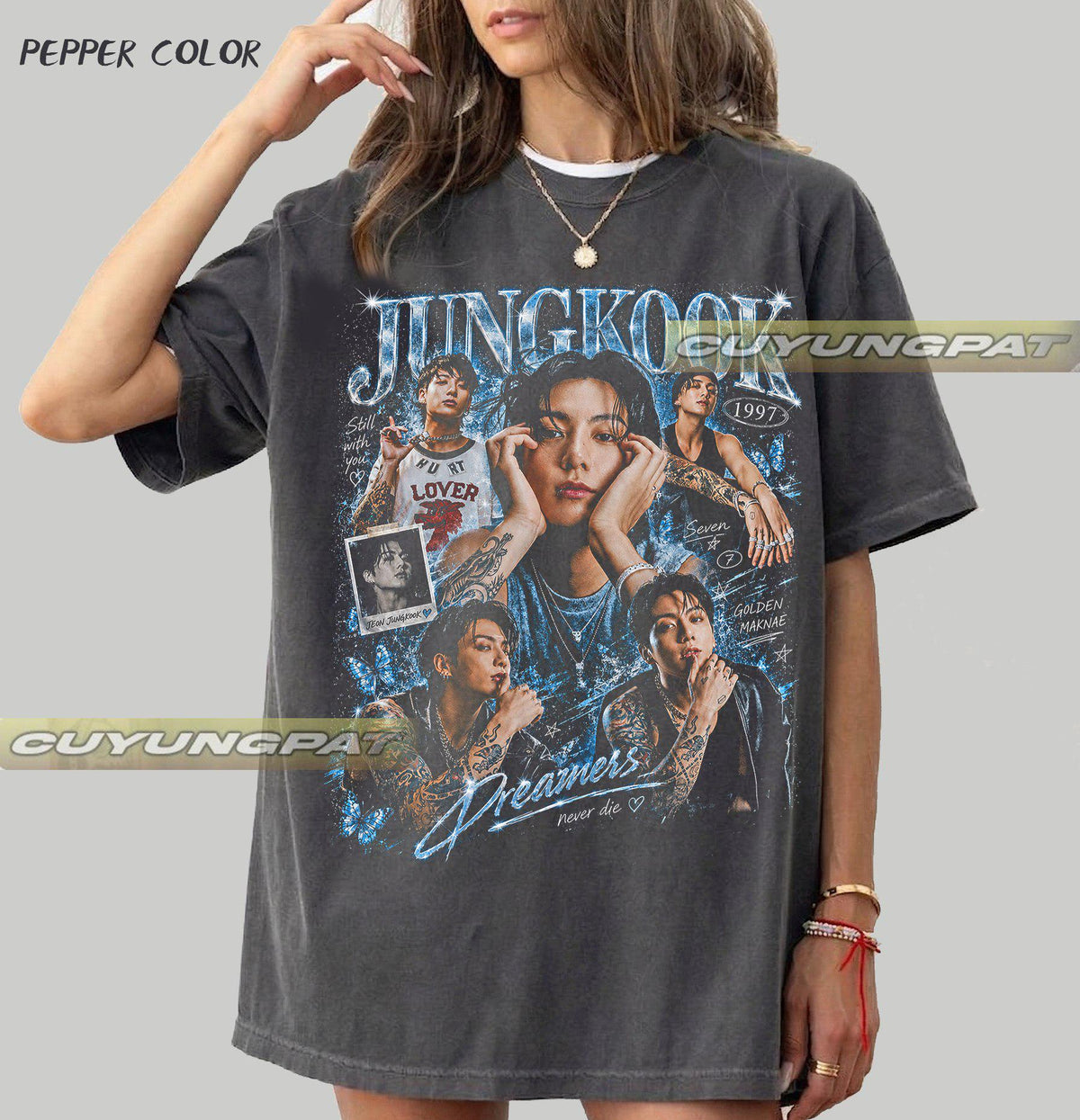 Jung Kook Vintage Comfort Colors Woman Man Rz Unisex