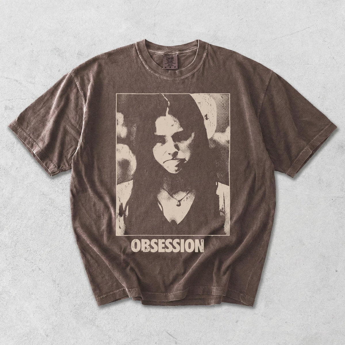 Vintage Obsession Frowning Nikki Gothic Horror Tee Unisex