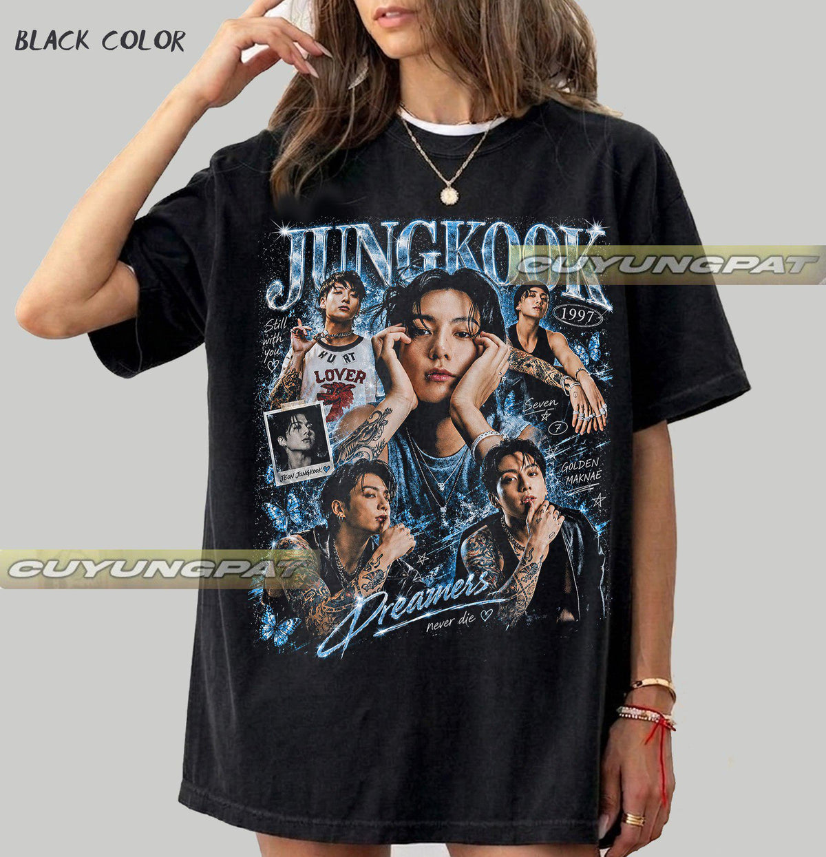 Jung Kook Vintage Comfort Colors Woman Man Rz Unisex