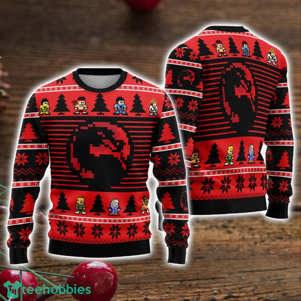 Dragon King Ugly Christmas Sweaters Sub Zero Scorpion Ugly Christmas Sweater Holiday Gift