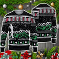 Driving Home for Christmas Golf Ugly Knitted Christmas Sweater Christmas Holiday Gift