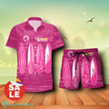Dunkin Donuts Surfboard Combo Hawaiian Shirt & Shorts For Men Women