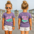 Youth Later Gator After While Crocodile Front & Back Unisex , , , Long Sleeve Tee
