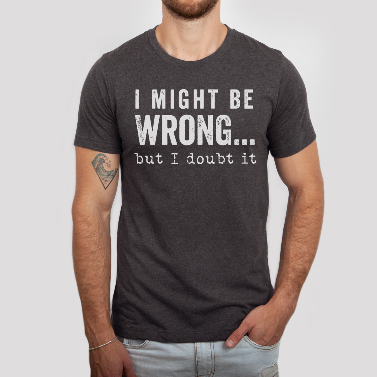 I Might Be Wrong Unisex , , , Long Sleeve Tee