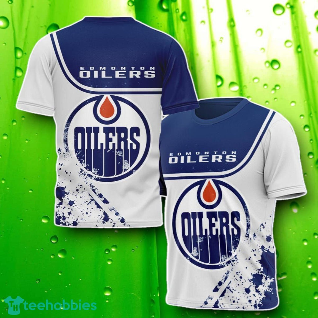 Edmonton Oilers 3D T-Shirt Stylish Gifts For Men And Women