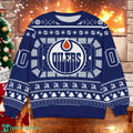 Edmonton Oilers NHL Ugly Christmas Sweater Team Holiday Christmas Gift