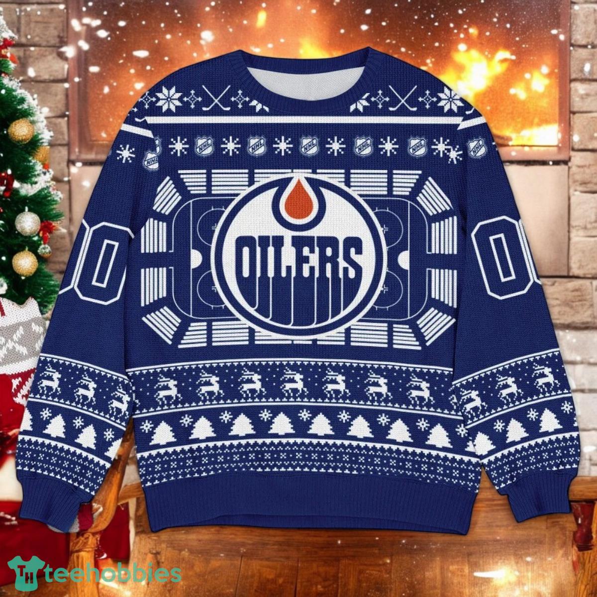 Edmonton Oilers NHL Ugly Christmas Sweater Team Holiday Christmas Gift
