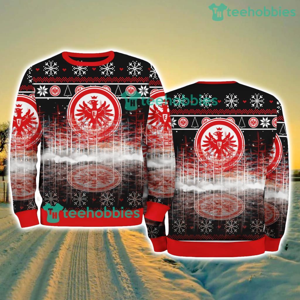 Eintracht Frankfurt Pine Christmas Ugly Sweater New Style Best Gift For Fans