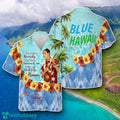 Elvis Presley Blue Hawaiian Shirt Style Gift For Men And Women