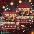 Excavator Ugly Christmas Sweater Excavator Jobs Christmas Ugly Sweater