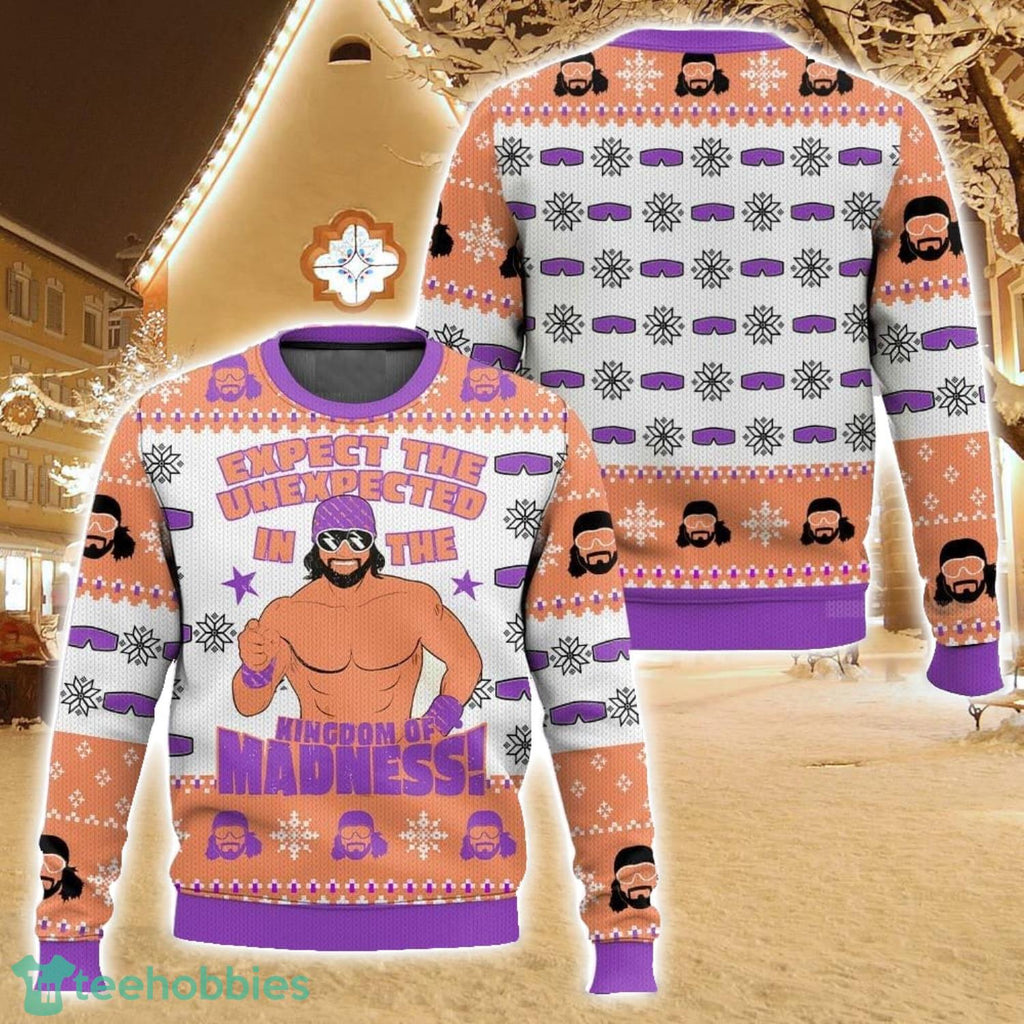 Expect The Unexpected In The Kingdom Of Madness Macho Man Ugly Christmas Sweater Holiday Sweater Christmas Gift For Family