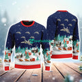 Fa-18 Hornet Us Air Force Christmas Ugly Sweater Meaningful Gift For Aviation Fans