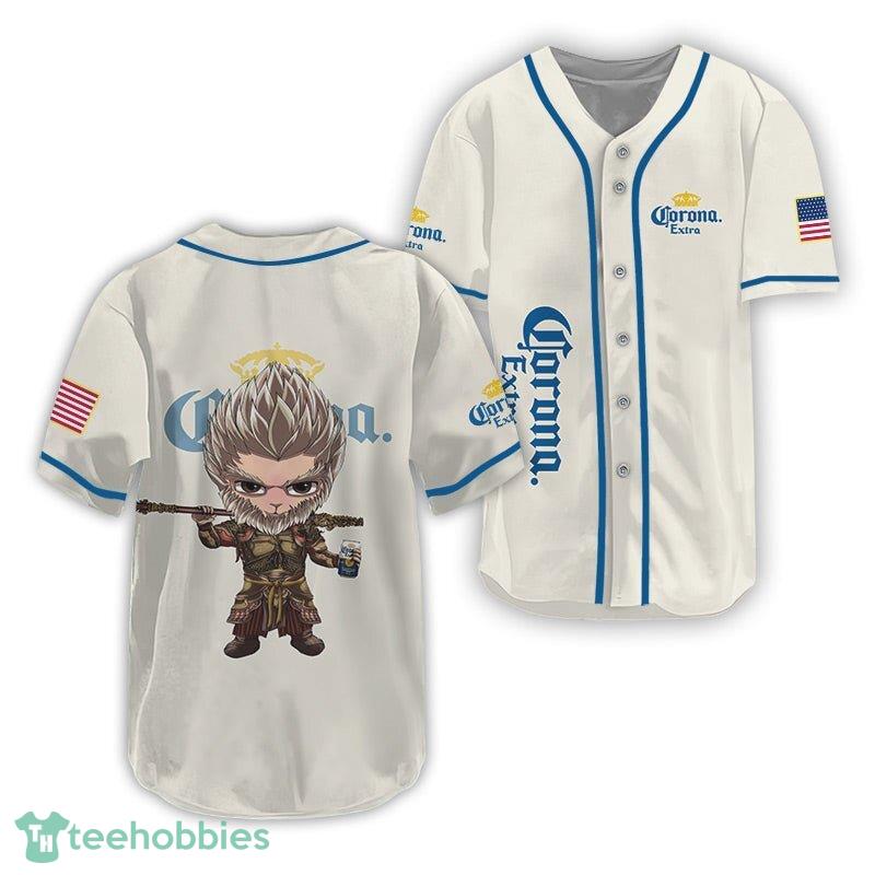 Fans Corona Extra Black Myth Wukong Baseball Jersey For Men Women
