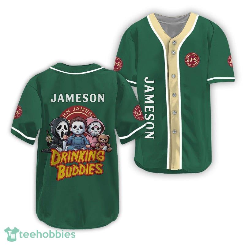 Fans Jameson Halloween Drinking Buddies Baseball Jersey For Fan