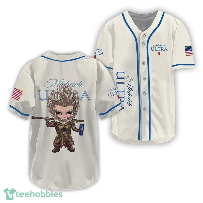 Fans Michelob Ultra Black Myth Wukong Baseball Jersey For Men Women