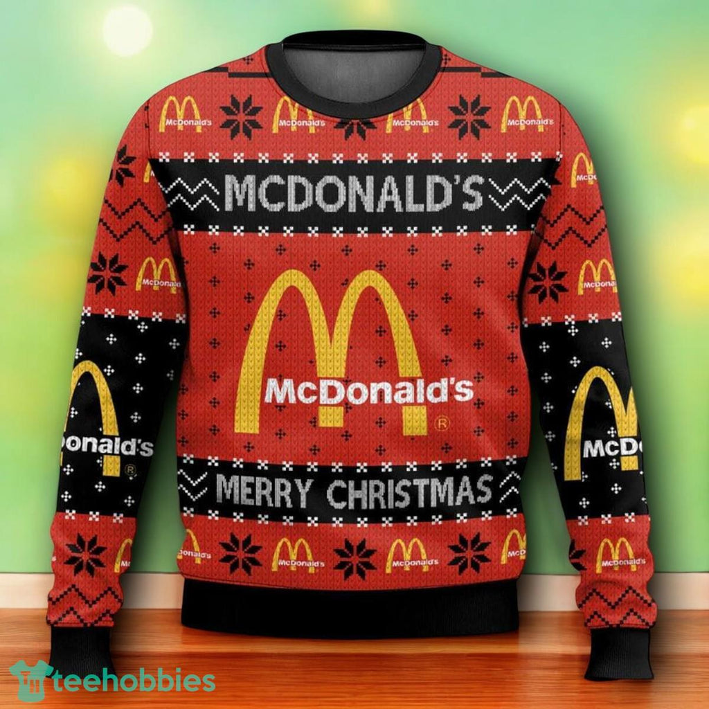 Fast Food McDonald’s Ugly Christmas Sweater For Men Women