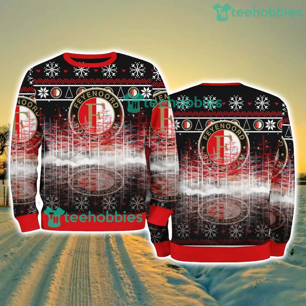 Feyenoord Pine Christmas Ugly Sweater New Style Best Gift For Fans