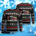 Firefighter Ugly Christmas Sweater Unique Gift