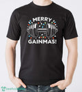Fitness Workout Gym Sweater Merry Gainmas Christmas Sweater Gym Ugly Christmas Sweater