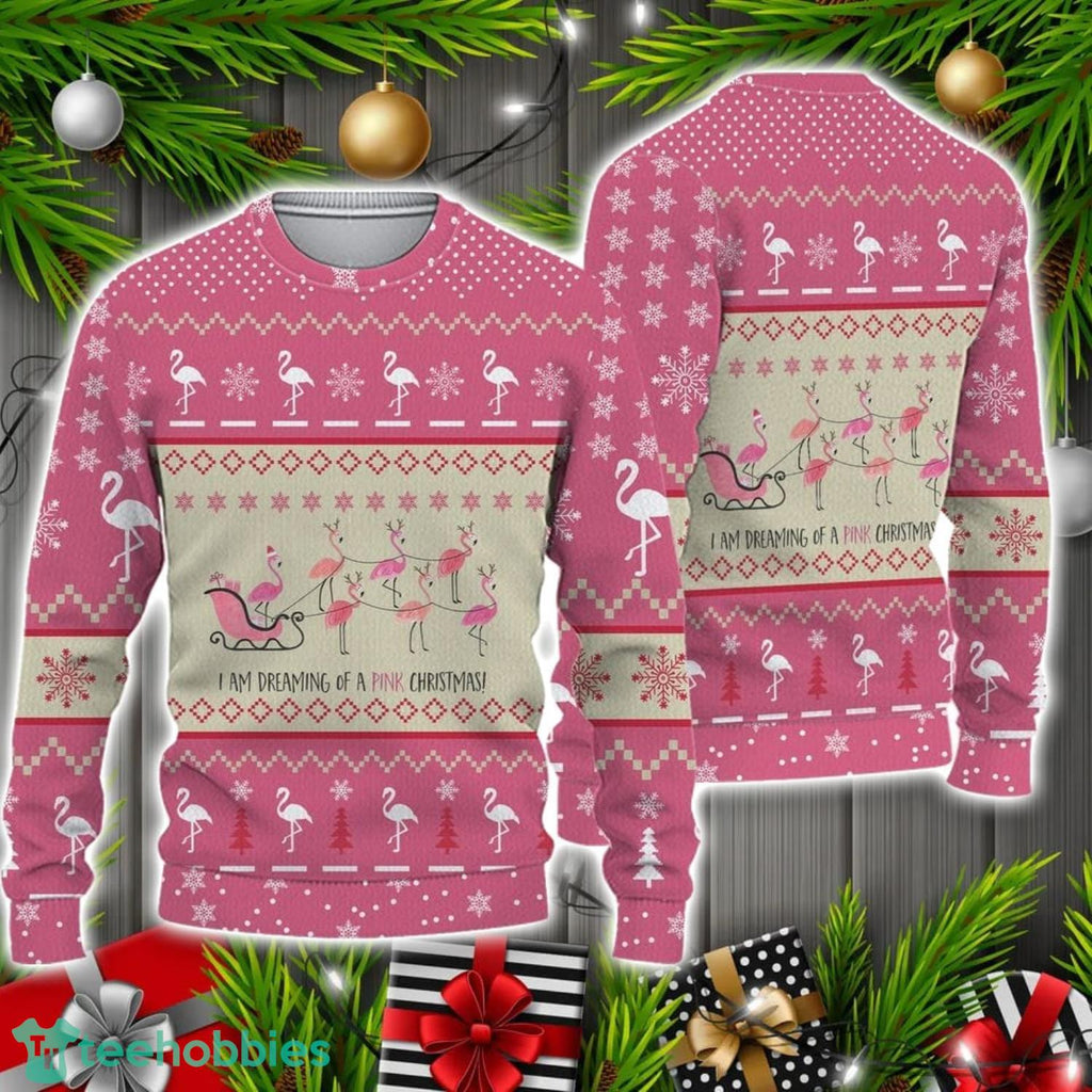 Flamingo Christmas Sweater Christmas Holiday Gift