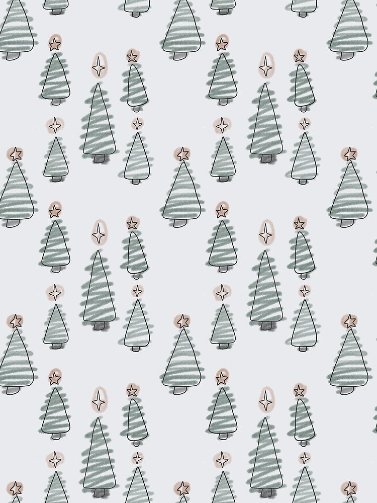 Christmas Tree Scribbles by Trifles and Tricksters