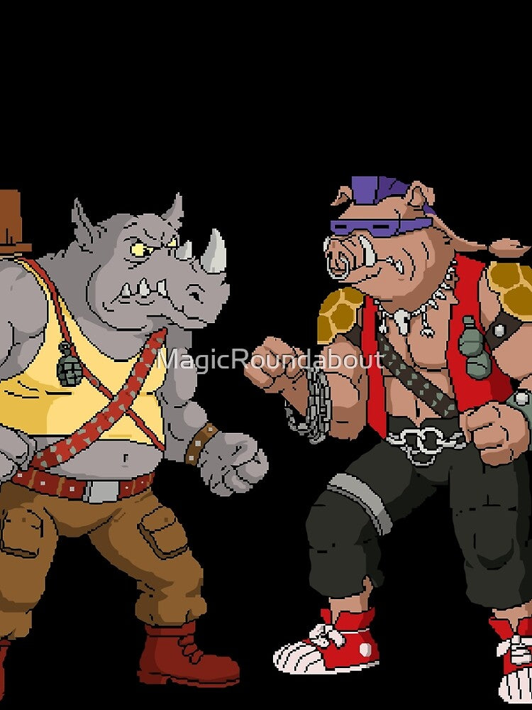 Bebop Rocksteady - Funny big print by MagicRoundabout