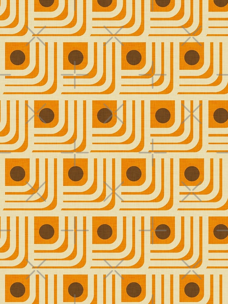 70s Curve Lines Pearl Brown by susycosta